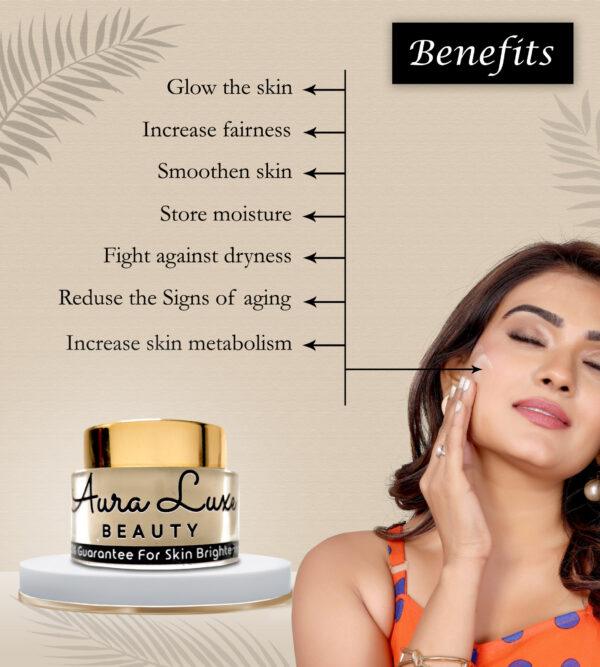 Aura Luxe Face Glowing Cream - Image 3
